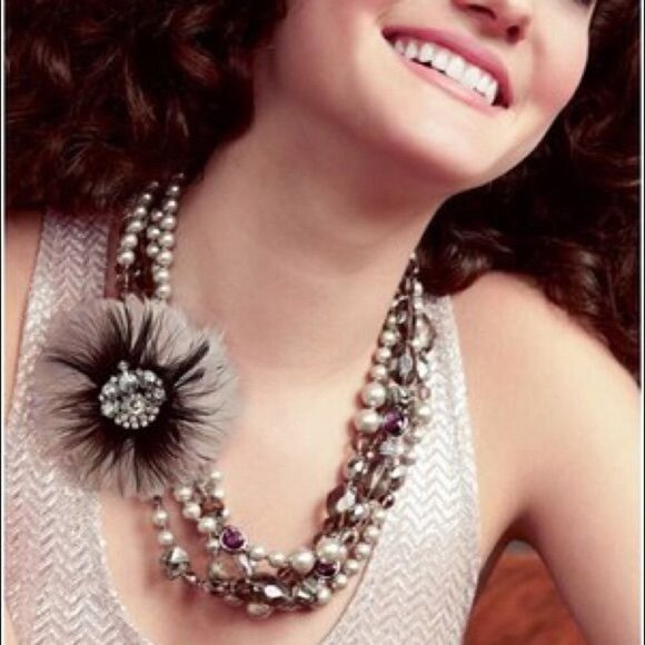 Stella & Dot Plume Brooch Pin - Picture 2 of 8